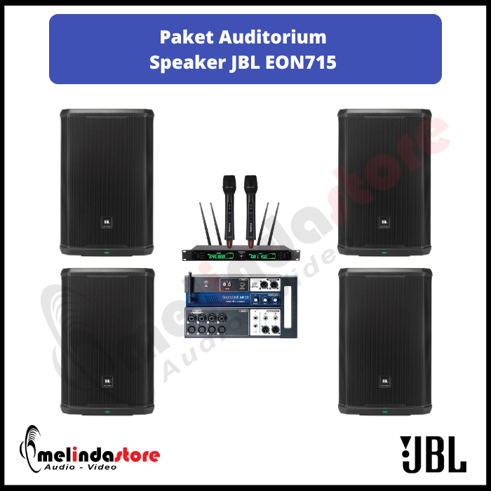 Paket Auditorium  speaker JBL EON715 - 4 Speaker